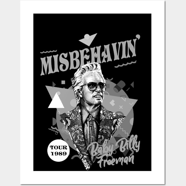 Baby Billy Misbehavin' Baby Billy Freeman Wall Art by Sweetfuzzo